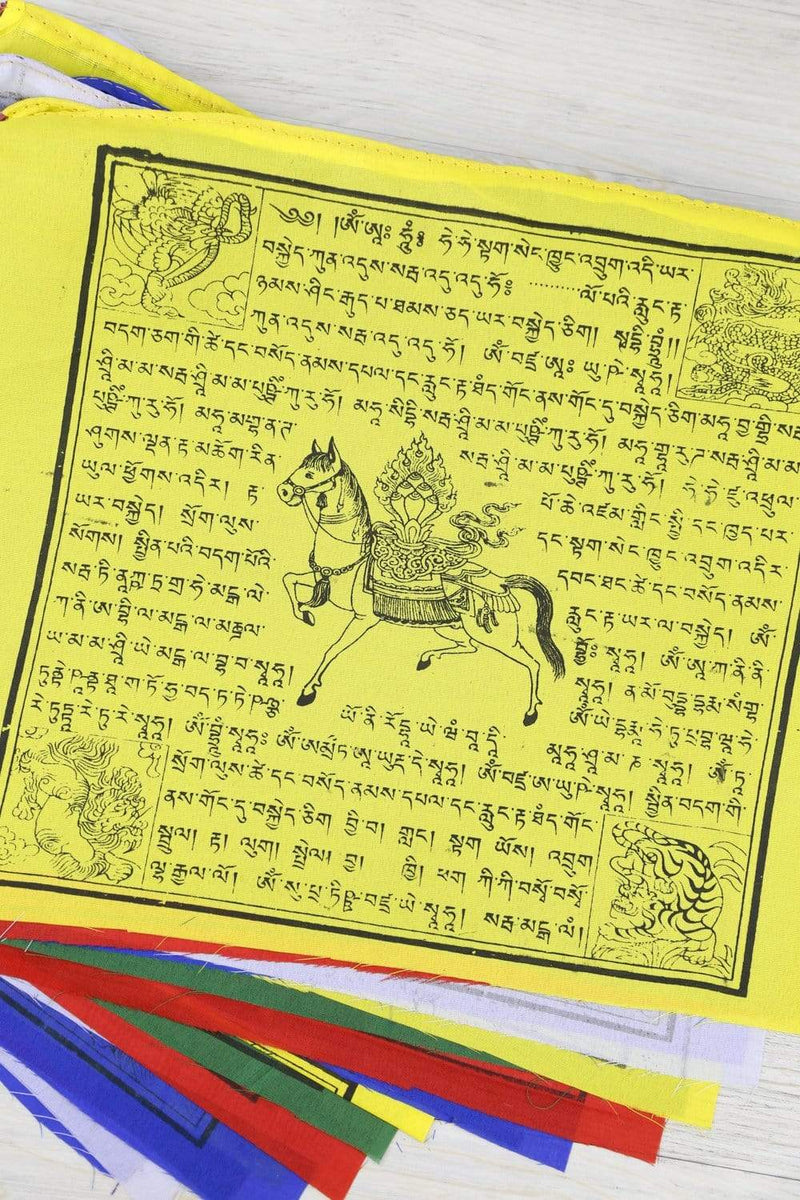 Roll of Handmade Tibetan Prayer Flags